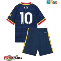 Camiseta Arsenal Eberechi Eze #10 Visitante Equipación para niños 2026-27 manga corta (+ pantalones cortos)